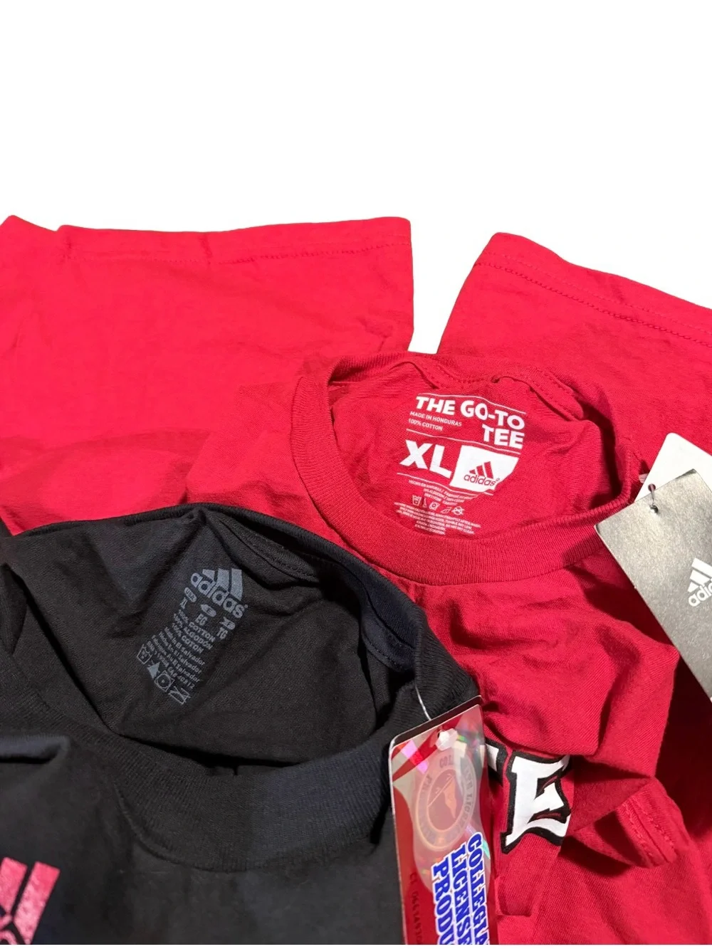 Adidas NC State Wolfpack T Shirt Mens XL  Cotton Team Go To Tee Lot 2 NWT NEW